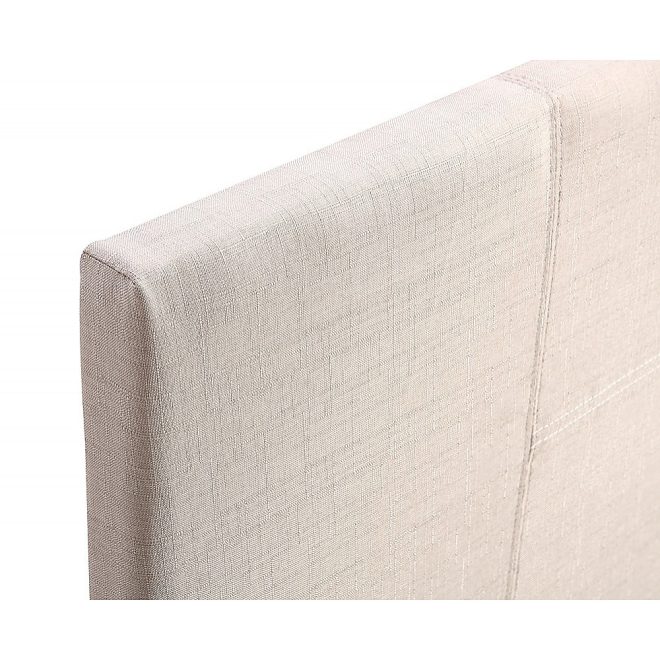 Linen Fabric Bed Frame – SINGLE, Beige