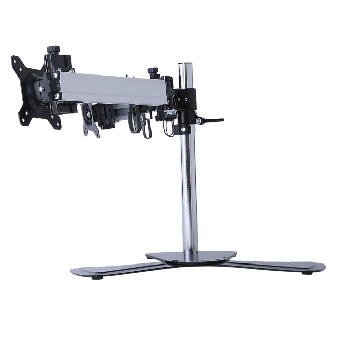 Triple Tilt LCD Monitor Mount Freestanding Desktop Stand