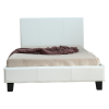 PU Leather Bed Frame – KING SINGLE, White