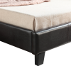 PU Leather Bed Frame – KING SINGLE, Brown