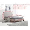 Linen Fabric Bed Frame – KING SINGLE, Beige