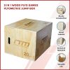 3 IN 1 Wood Plyo Games Plyometric Jump Box