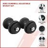 Dumbbell Adjustable Weight Set – 20 KG