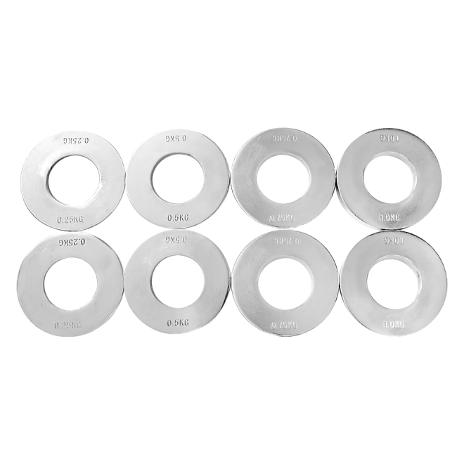 Chrome Metric Fractional Olympic Weight Plates 0.25 – 1.0kg