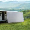 Caravan Privacy Screen Side Sunscreen Sun Shade for 17′ Roll Out Awning – 3.4 x 1.8 M