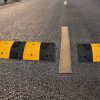 Pair of 1m Long 60T Load Rubber Speed Bump Hump Modular Speed Humps Road Hump