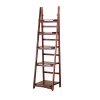 5 Tier Wooden Ladder Shelf Stand Storage Book Shelves Shelving Display Rack – Coffee