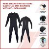 Mens Steamer Wetsuit Long Sleeve/Leg 3mm Neoprene Wet Suit – Extra Large