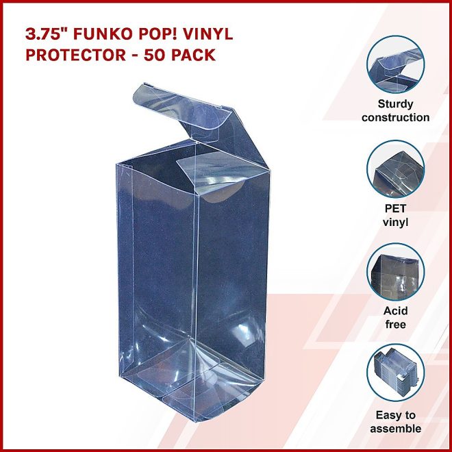3.75″ Funko Pop! Vinyl Protector – 50 Pack