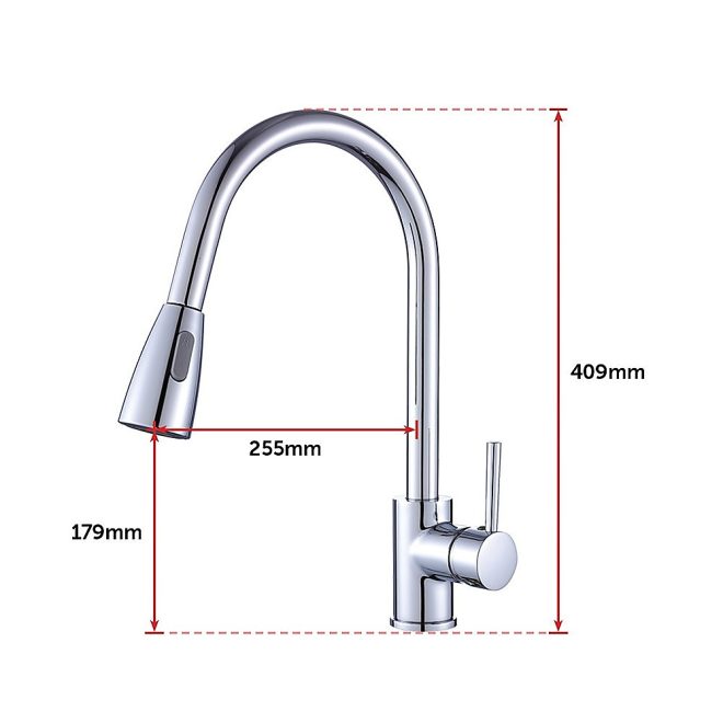 Basin Mixer Tap Faucet -Kitchen Laundry Bathroom Sink. – Chrome