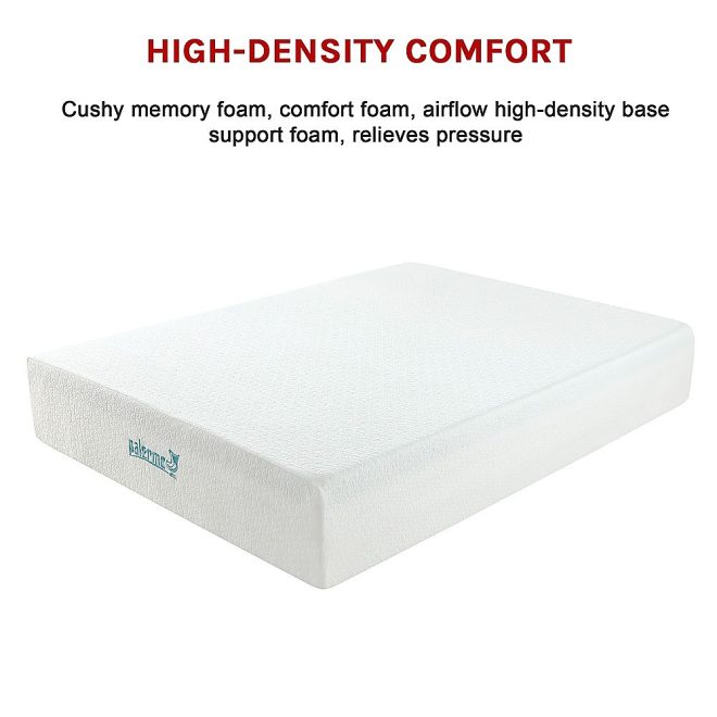 Palermo Mattress 30cm Memory Foam Green Tea Infused CertiPUR Approved – QUEEN