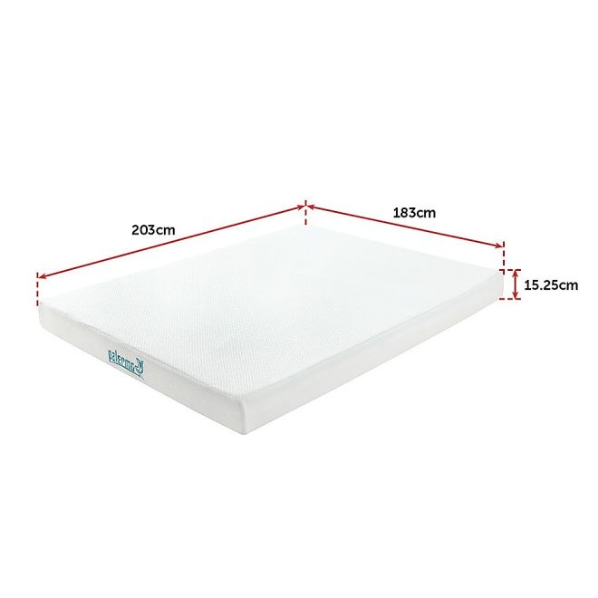 Palermo Mattress Memory Foam Green Tea Infused CertiPUR Approved – KING