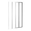 4 Fold Folding Bath Shower Screen Door Panel 1000 x 1400mm – Chrome