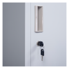 4 Door Locker for Office Gym – Grey, Standard Lock