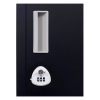 6-Door Locker for Office Gym Shed School Home Storage – Black, 3-Digit Combination Lock