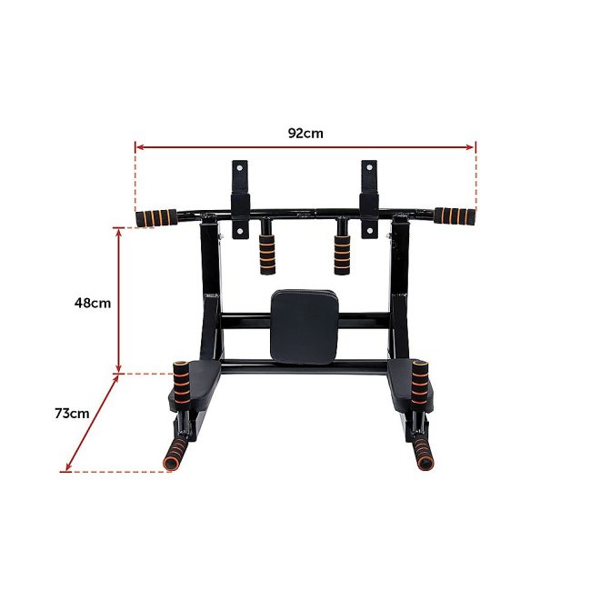 Heavy Duty Wall Mounted Power Station – Knee Raise – Pull Up – Chin Up -Dips Bar