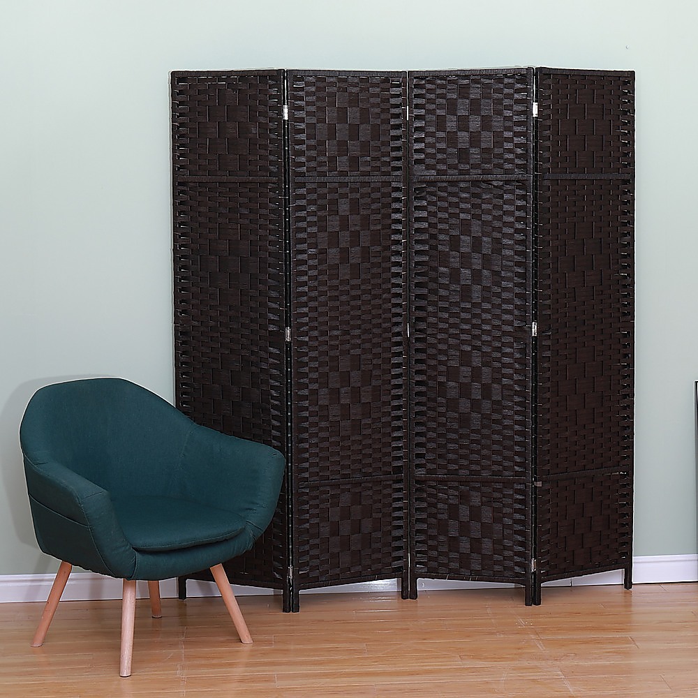 Towamencin Room Divider Screen Privacy Rattan Dividers Stand Fold