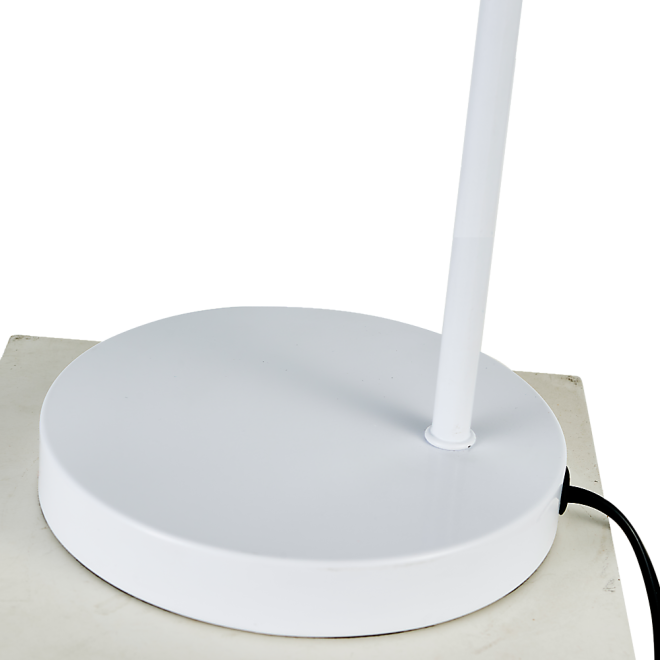 Modern Table lamp Desk Light Bedside Bedroom – White