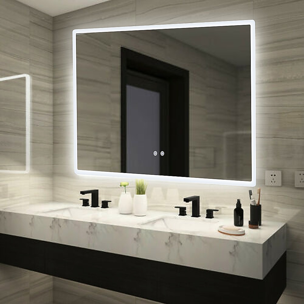 Smart Mirror Bathroom with Bluetooth Vanity LED Lighted Wall Mirror – 1000 x 700 mm