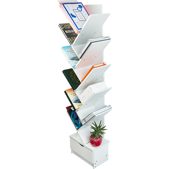 Tree Bookshelf Bookcase Book Organizer Multipurpose Shelf Display Racks – 12 Tier