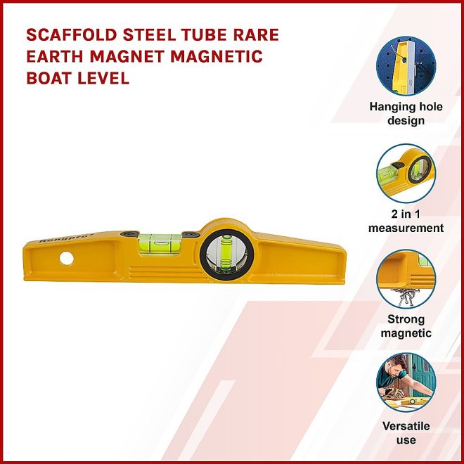 Scaffold Steel Tube Rare Earth Magnet Magnetic Boat Level