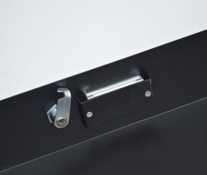 19″ Rack Mount 2U Locking Drawer Pro Audio DJ Server Rack Lock Storage Cabinet
