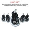 5x Office Chair Rollerblade Caster Wheels Safe for All Floors – Universal Fit
