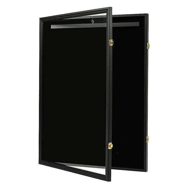 Wall Display/Case Lockable Rack 82cm Football Basketball Jersey Storage Box