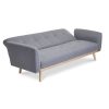 Nicholas 3-Seater Foldable Sofa Bed – Light Grey