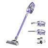 Devanti Stick Handheld Vacuum Cleaner Cordless Car Vacuum Cleaners HEPA Filters – Purple and Grey
