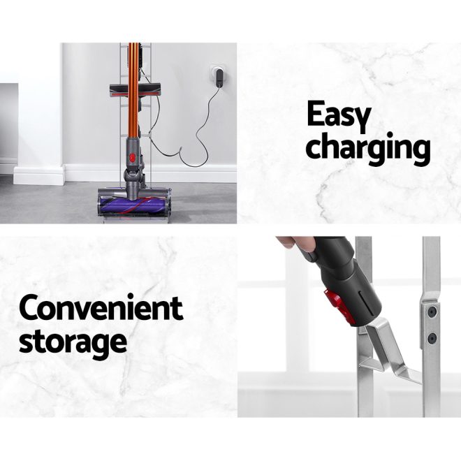 Artiss Freestanding Vacuum Stand Rack For Dyson Handheld Cleaner V6 V7 V8 V10 V11 – Silver