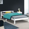 Artiss Bed Frame Full Wooden Mattress Base Timber Platform – KING SINGLE