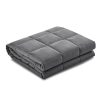 Giselle Weighted Blanket Heavy Gravity Blankets Adult Deep Sleep Ralax Washable – Grey, 7 KG