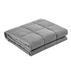 Giselle Weighted Blanket Heavy Gravity Blankets Adult Deep Sleep Ralax Washable – Light Grey, 7 KG