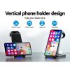 3 in 1 Wireless Charger Dock 15W Fast Charging Stand