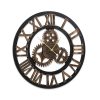 Wall Clock Modern Large 3D Vintage Luxury Clock Enduring Home Office Décor – 80 cm