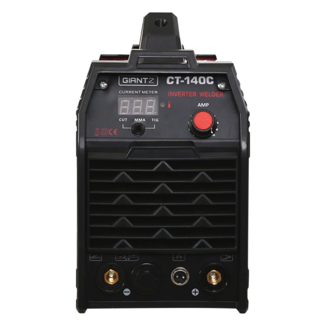 Giantz Inverter Welder Plasma Cutter Gas DC iGBT Welding Machine Portable – 140 Amp