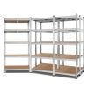 Giantz 1.8M Warehouse Racking Rack Shelving Garage Steel Metal Storage Shelves Silver – 5