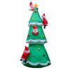 5M Christmas Inflatable Santa on Christmas Tree Xmas Decor LED