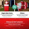 1.8M Christmas Inflatable Archway with Santa Xmas Decor LED