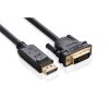 UGREEN DP male to DVI male cable (10221) – 2m