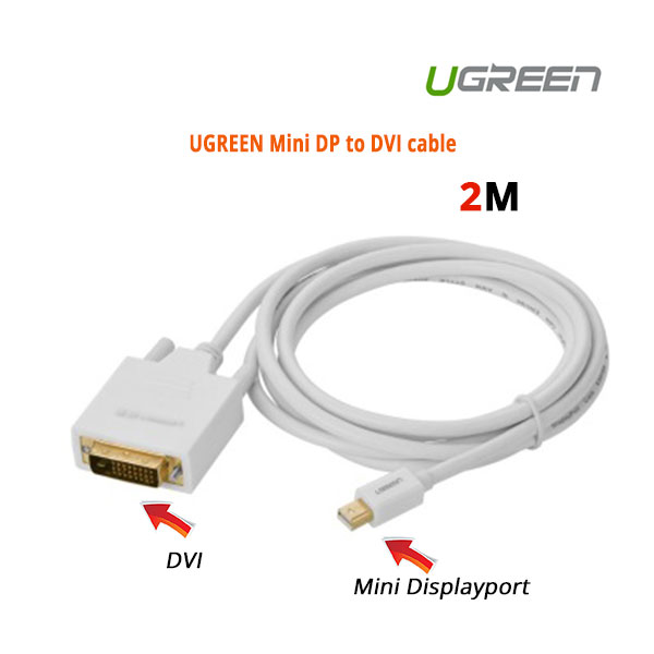 Mini DP to DVI cable 2M