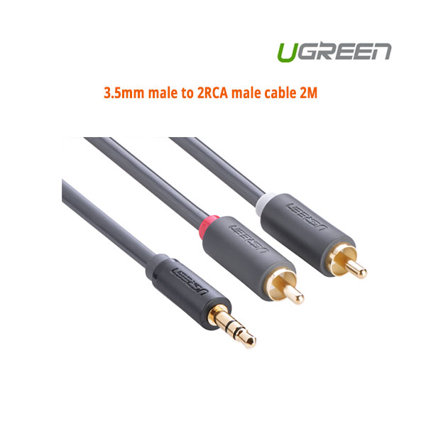 UGREEN 3.5mm male to 2RCA male cable – 2m