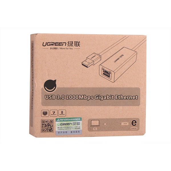 USB3.0 Gigabit 10/100/1000 Mbps Network Adapter (20256)
