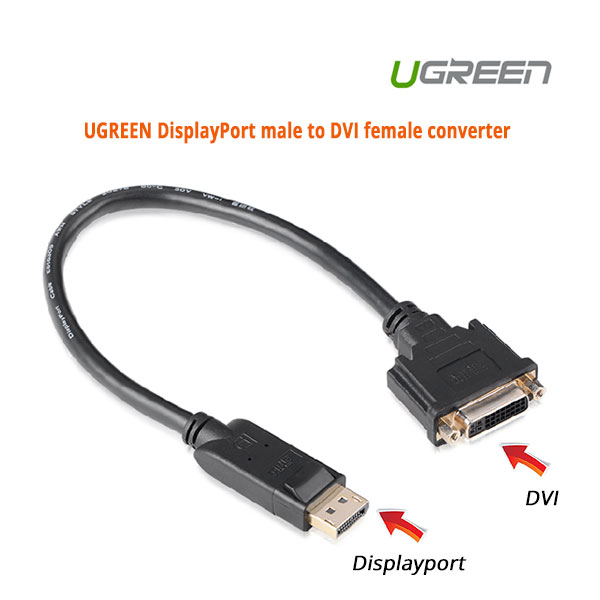 DisplayPort male to DVI female converter (20405)