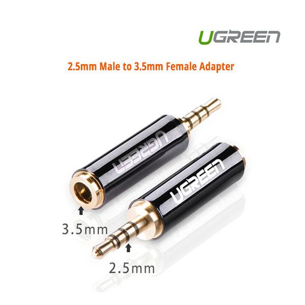 UGREEN Male to Female Adapter – 2.5mm to 3.5mm