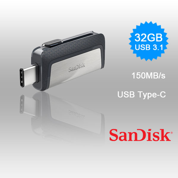 SANDISK ULTRA SDDDC2-Dual USB Drive Type-C 3.1 – 32GB