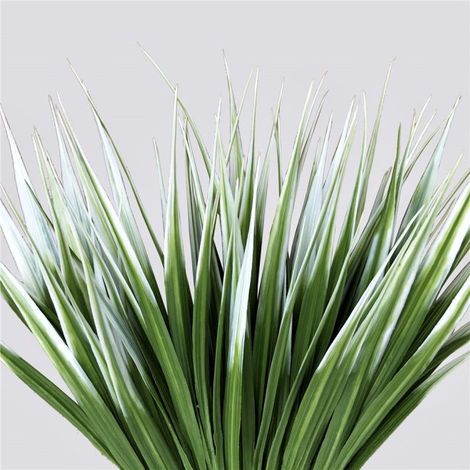 Tipped Grass Stem UV Resistant 35cm – White Tipped