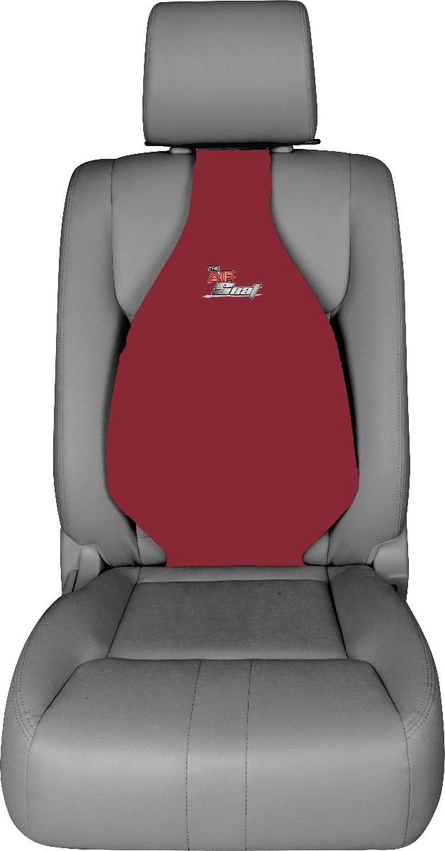 Universal Seat Cover Cushion Back Lumbar Support THE AIR SEAT New X 2 – Red
