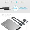 Simplecom SE221 Aluminium 2.5” SATA HDD/SSD to USB 3.1 Enclosure – Black